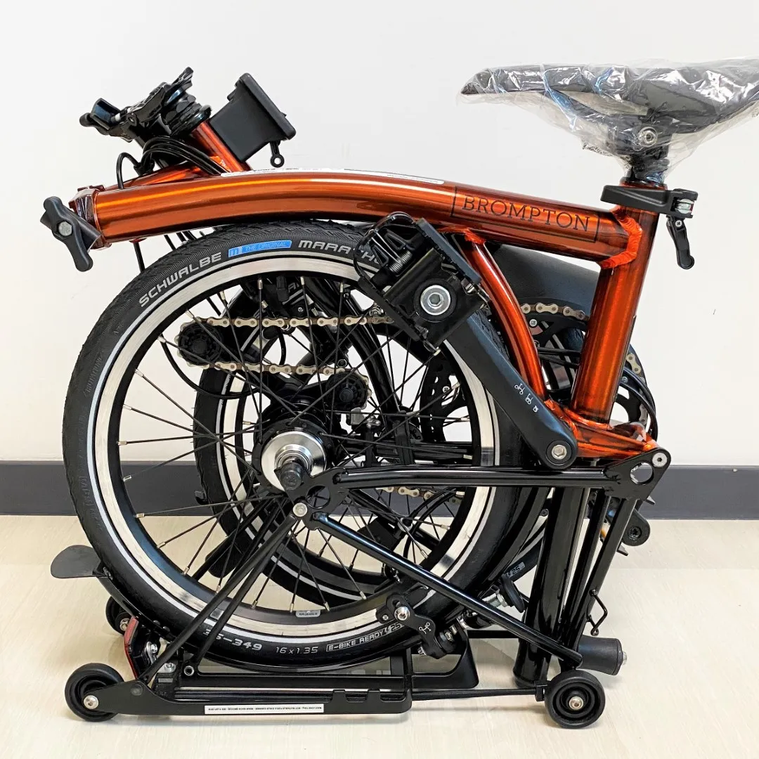 Brompton C Line Explore Black Edition Flame Lacquer *WITH RACK*
